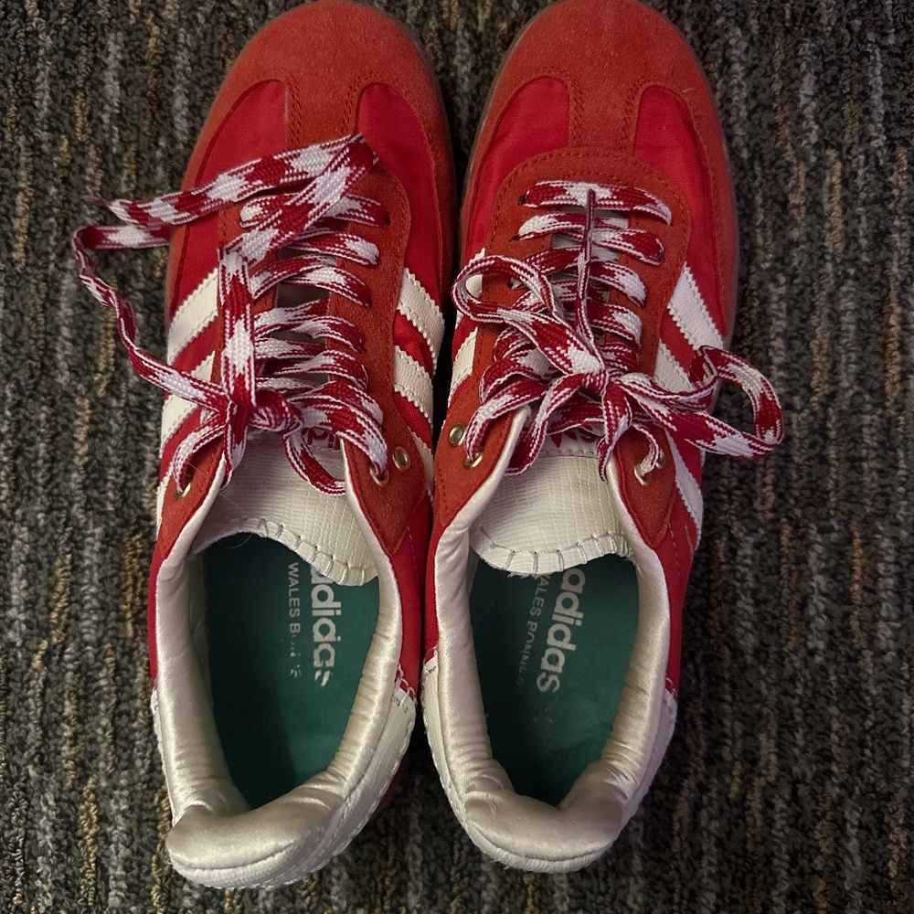 adidas Red and White Women's Sneakers